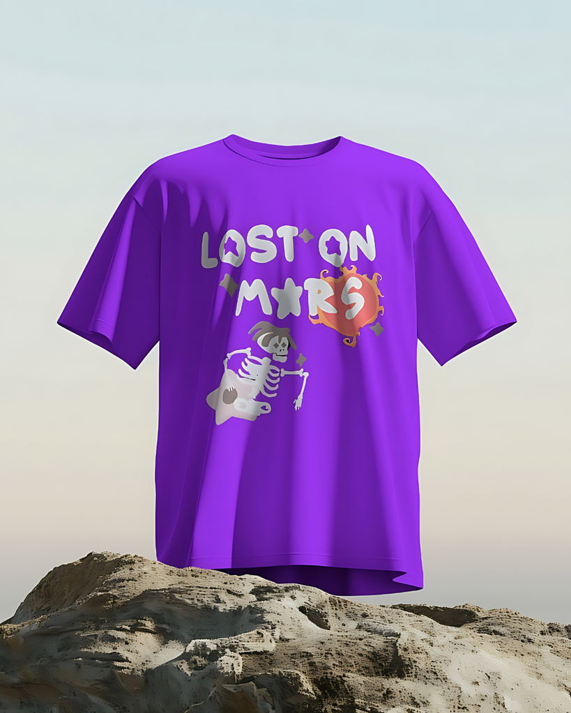 Lost on mars oversized T-shirt 